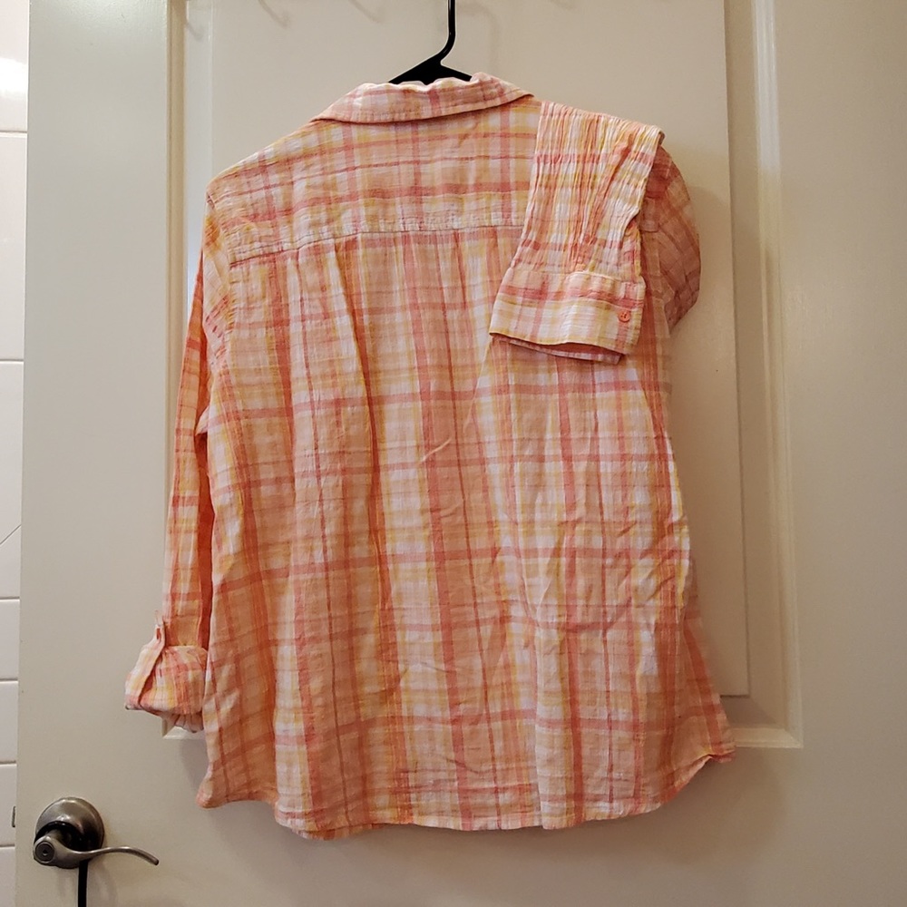 Basic Editions Button Down Collared Shirt - image 2